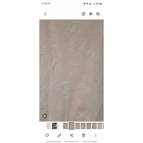 Talbots Women's Pale Pink Cotton Crew Neck Short Sleeve T-Shirt w Embroidered Wh - Picture 10 of 10